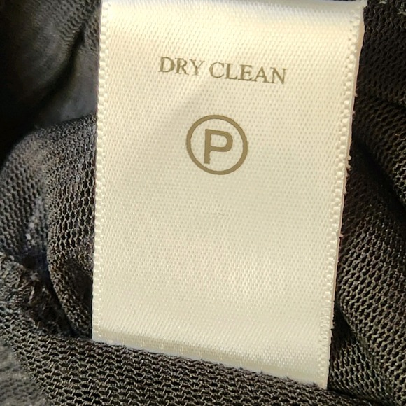 Coldwater Creek Womens Top Size 2X Black Semi Sheer Y2K Sequin Floral Whimsigoth - Picture 12 of 16